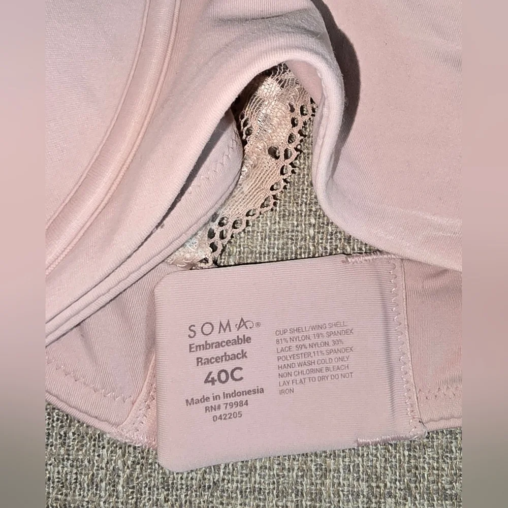 Soma Intimates Racerback Bras with Lace Detail - Picture 5 of 9